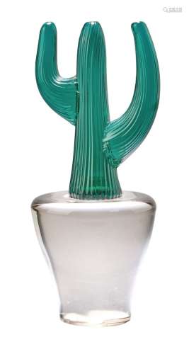 Nason, Vincenzo, Glasskulptur "Kaktus"
