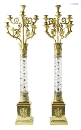 Zwei prunkvolle Girandolen, Modell von Pierre-Philippe Thomi...