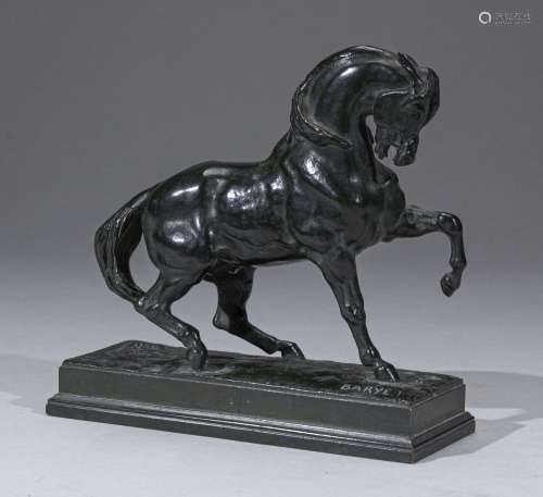 Antoine Louis Barye (1795-1875)<br />
Cheval turc n° 3<br />...