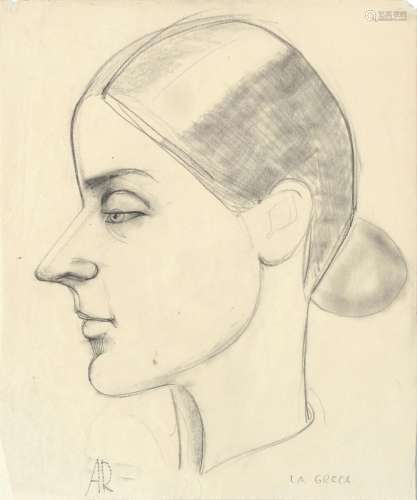 Anita Rée (Hamburg 1885 - Kampen 1933). Portrait of Agnes Ho...