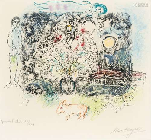 Marc Chagall (Witebsk 1887 - St.-Paul-de-Vence 1985). La Fée...
