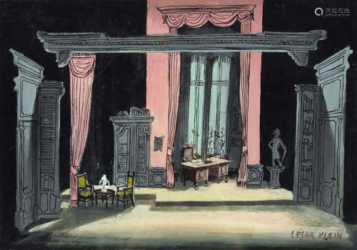 César Klein (Hamburg 1876 - Lübeck 1954). Stage Design.