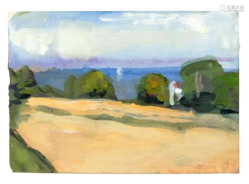 Klaus Fußmann (Velbert 1938). Landscape.