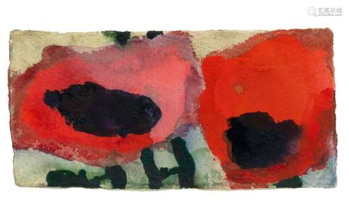 Klaus Fußmann (Velbert 1938). Poppies.