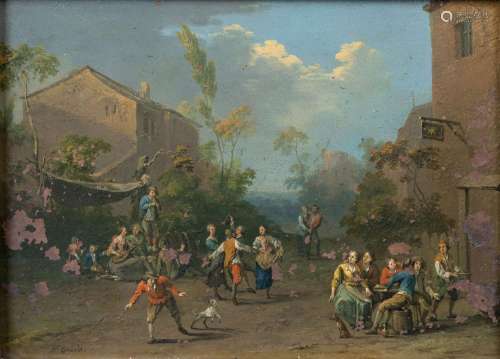 Norbert Grund (Prag 1717 - Prag 1767). Dancing Folk.