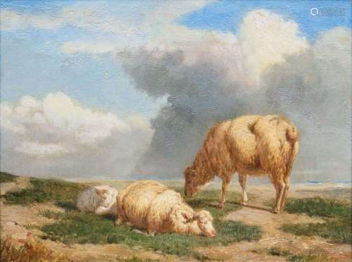 Eugène Verboeckhoven (Warneton 1799 - Brüssel 1881). Three S...