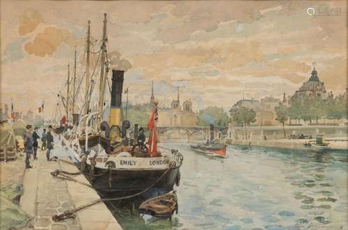 Albert Bettannier (Metz 1851 - Paris 1932). The Emily of Lon...