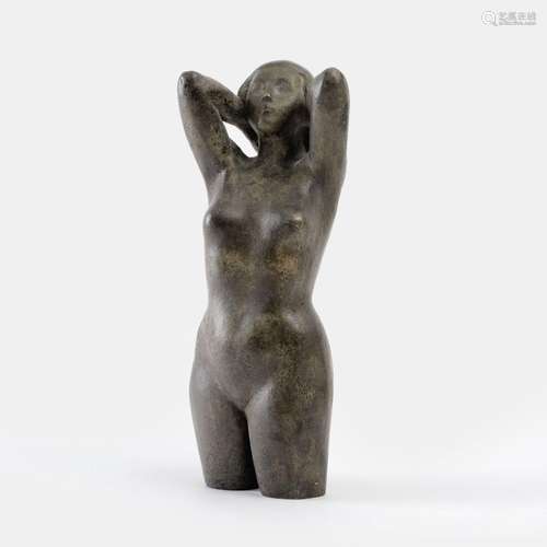 Maren Lipp (Hamburg 1926 - Hamburg 2015). A Female Half Nude...