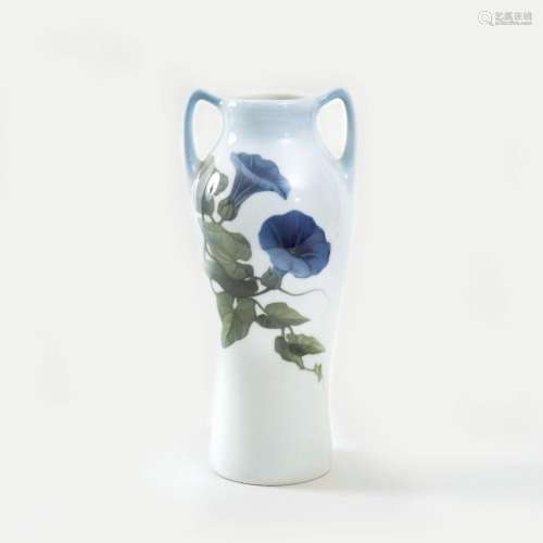 An Art Nouveau Vase with Winch Decor.