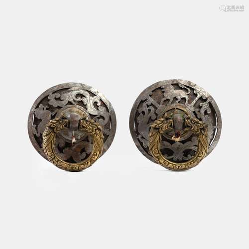 A Pair of Baroque Door Pulls.