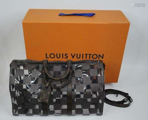 Louis Vuitton FW 2022 Monogram Chess Keepall 50