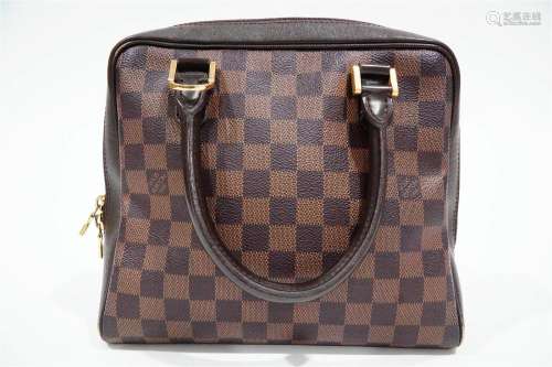 Louis Vuitton Brown Damier Ebene Brera Top Handle Bag