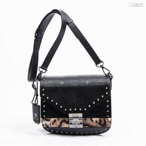 MCM Patricia Studded Crossbody W/Dust Cover