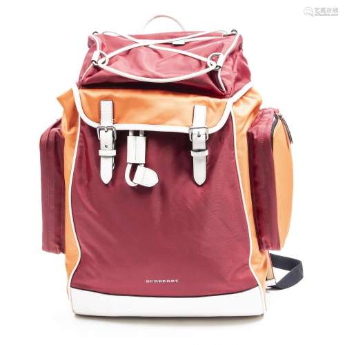 Burberry Nylon/Leather ML Jack Cay Backpack