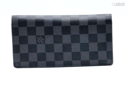 Louis Vuitton Damier Graphite Canvas Brazza Wallet