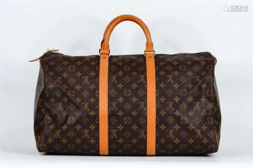 Louis Vuitton Monogram Canvas Keepall 50 Duffel Bag