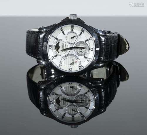 SEIKO<br />
Montre en acier, collection "Kinetic Direct...