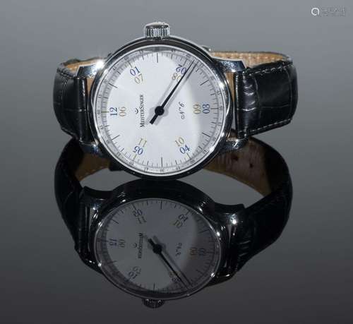 MEISTERSINGER : Montre en acier, modèle "Neo 6 hours&qu...