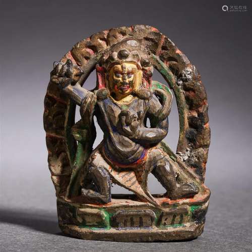 A Tibetan Tsa-tsa of Vajrapani