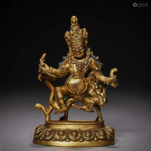 A Tibetan Bronze-gilt