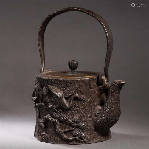 A Japanese Iron Teapot