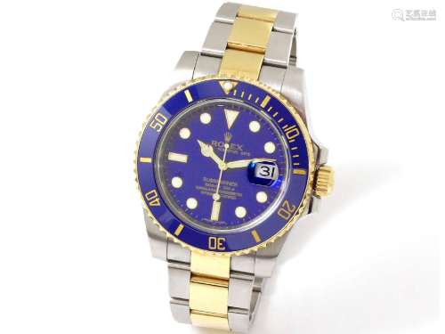 ROLEX ''OYSTER PERPETUAL DATE SUBMARINER''. Montre bracelet ...