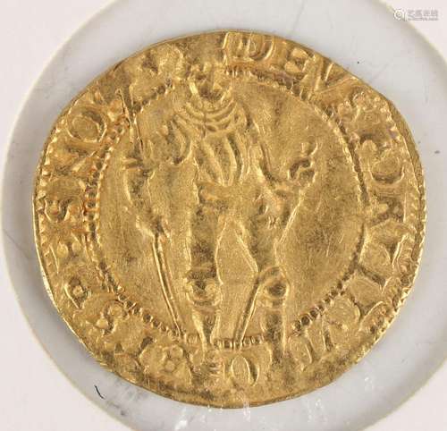 A Netherlands gold ducat 1588, Hungarian type.