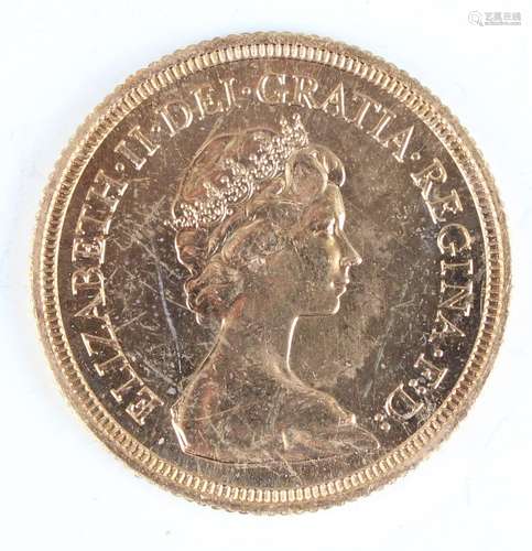 An Elizabeth II sovereign 1978.