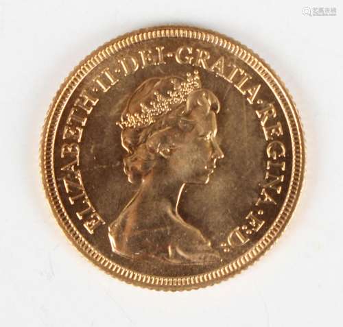 An Elizabeth II sovereign 1981.
