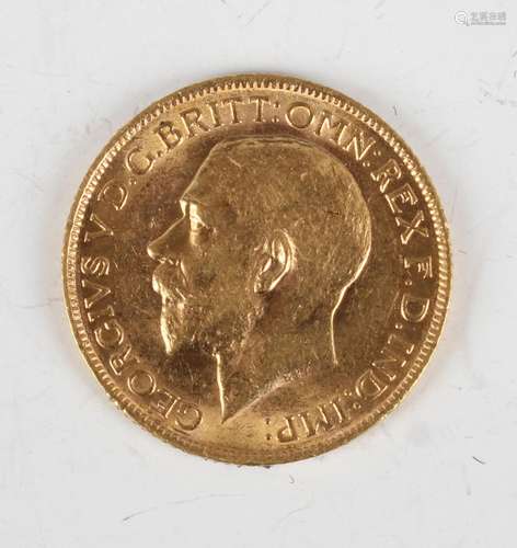 A George V sovereign 1914.