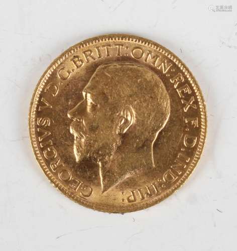 A George V sovereign 1914.