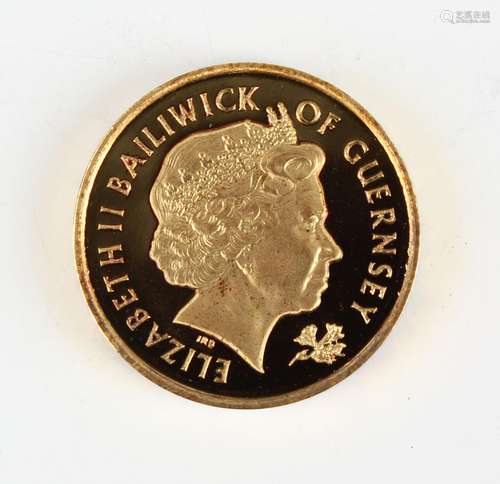 An Elizabeth II Bailiwick of Guernsey The Year 2000 gilt one...