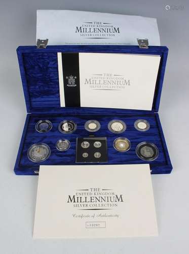 An Elizabeth II Royal Mint United Kingdom Millennium Silver ...