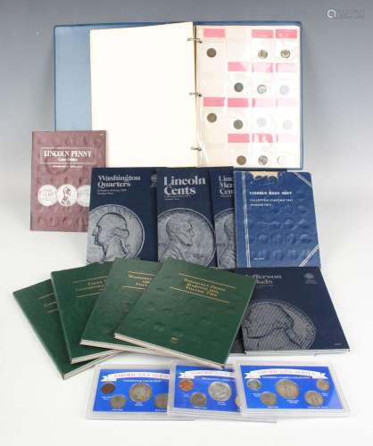 A collection of 20th century USA coinage within Whitman-styl...