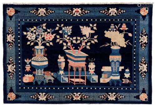 TAPIS DE BAOTOU.Chine, années 1920/30, 161 × 235 cm.En laine...