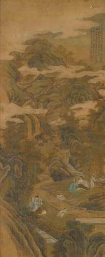 PEINTURE RURALE DANS LE STYLE DE QIU YING (c. 1494-1551/52)....