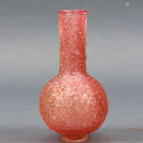 琉璃海水紋天球瓶