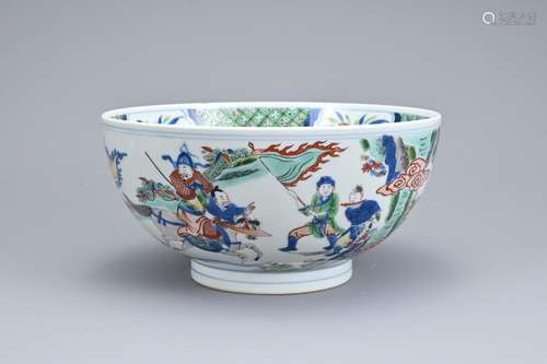 A CHINESE WUCAI PORCELAIN BOWL, CHENGHUA MARK