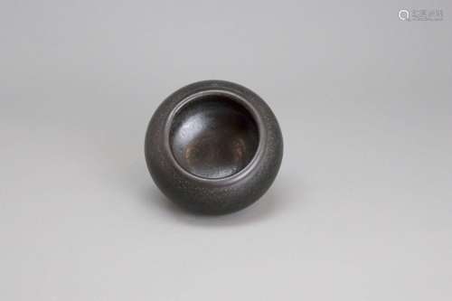 A Small Yaozhou Blackware Alms Bowl, Tang dynasty唐 耀州黑釉...