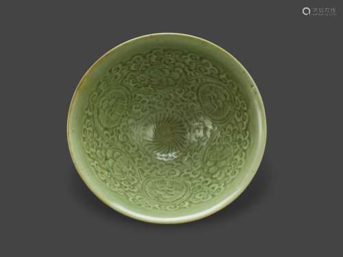 A Moulded Yaozhou Chrysanthemum Bowl, Northern Song dynasty北...