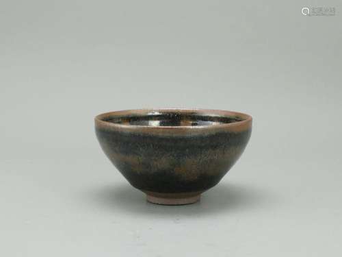 A Jian type Blackware Tea Bowl仿建窑黑釉茶碗