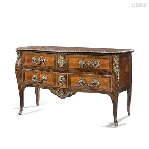 COMMODE SAUTEUSE, ESTAMPILLÉE L. MOREAU POUR LOUIS MOREAU (1...