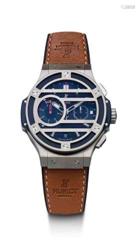 Hublot, chronographe fly-back "Chukker Bang" à l'é...