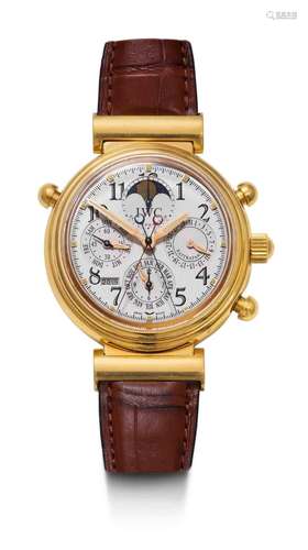 IWC, exceptionnel Da Vinci, chronographe Rattrapante, 2002.o...