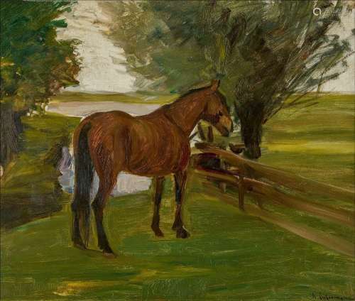 Max Liebermann Pferd auf der Weide