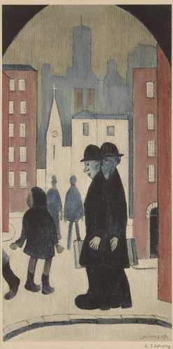 Laurence Stephen Lowry RBA RA, <br />
British 1887-1976, <br...