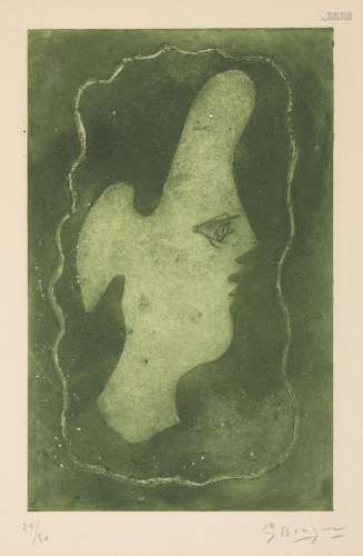 Georges Braque, <br />
French 1882-1963, <br />
<br />
Green...