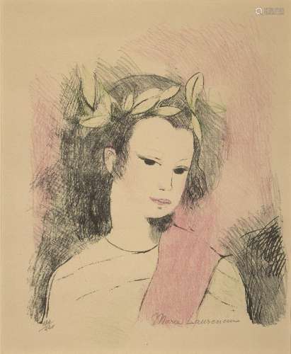 Marie Laurencin, <br />
French 1883-1956, <br />
The crowned...
