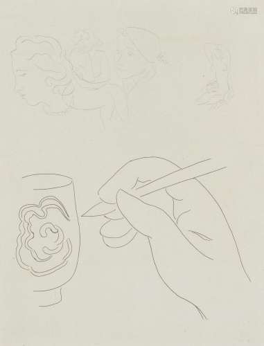 Henri Matisse, <br />
French 1869-1954, <br />
<br />
Neuf B...