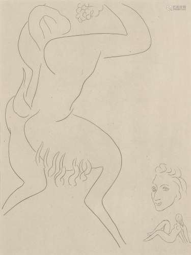 Henri Matisse, <br />
French, 1869-1954; <br />
<br />
Untit...